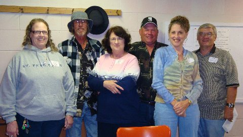 Sharon, Steve, Sharon, Paul, Linda, David